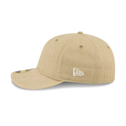 New Era Cap Herringbone Tan Retro Crown 59FIFTY Fitted Hat