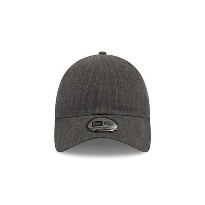 New Era Cap Herringbone Black Casual Classic Adjustable Hat