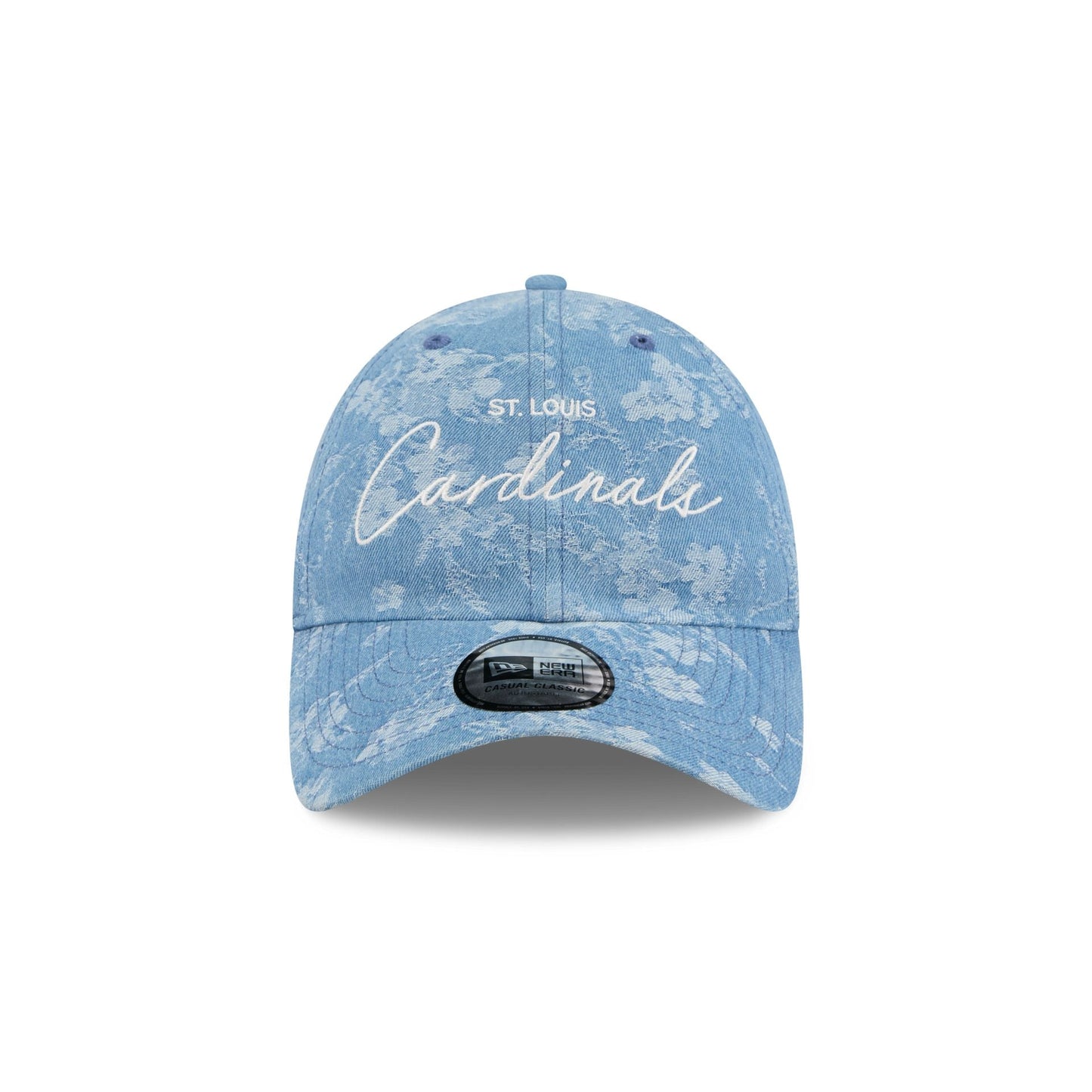 St. Louis Cardinals Blue Leaves Casual Classic Adjustable Hat