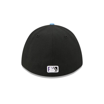 Erie SeaWolves Theme Night Black 39THIRTY M-Crown Stretch Fit Hat