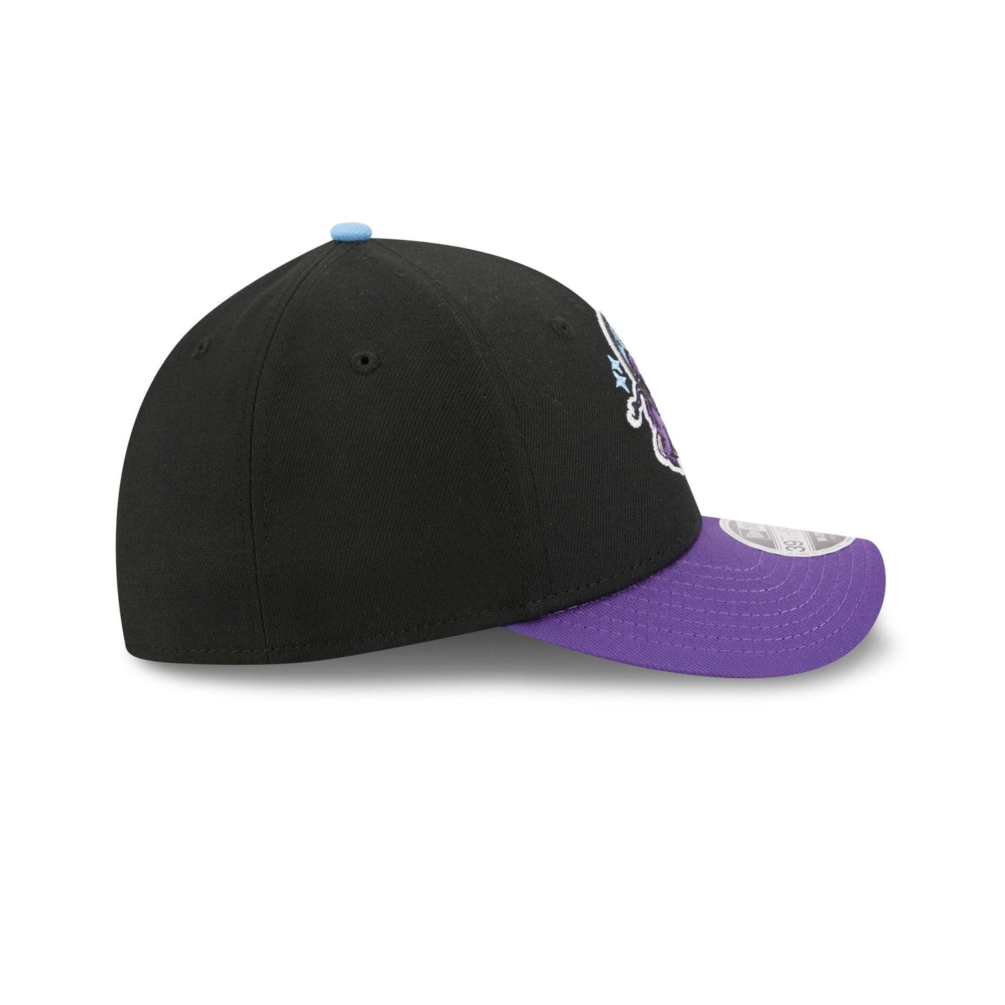 Erie SeaWolves Theme Night Black 39THIRTY M-Crown Stretch Fit Hat