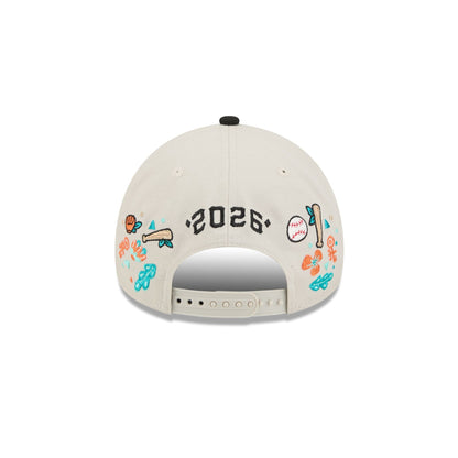 Sultanes De Monterrey vs San Francisco Giants Wordmark 9FORTY A-Frame Snapback Hat
