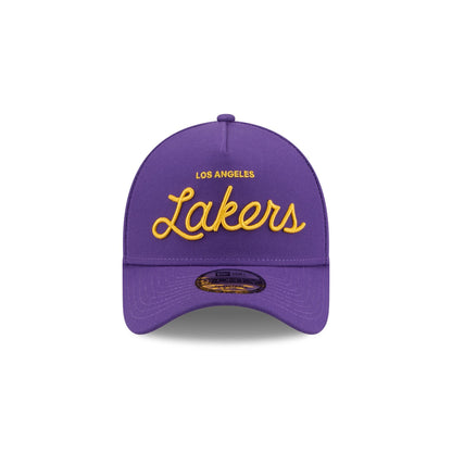 Malbon Golf x Los Angeles Lakers 9FORTY A-Frame Snapback Hat