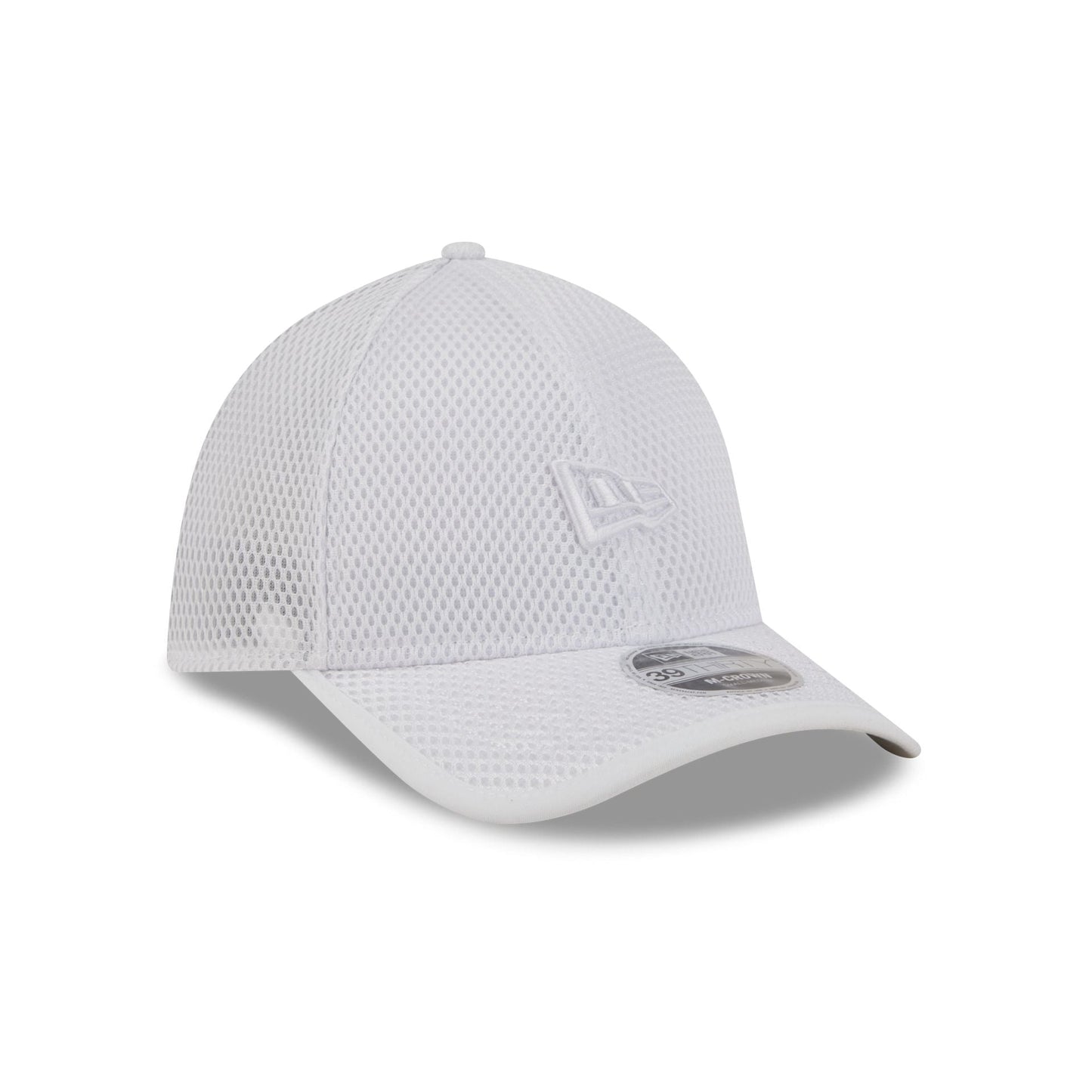 New Era Cap White Mesh 39THIRTY M-Crown Stretch Fit Hat