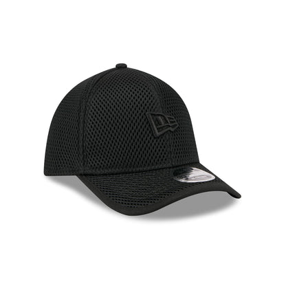 New Era Cap Black Mesh 39THIRTY M-Crown Stretch Fit Hat