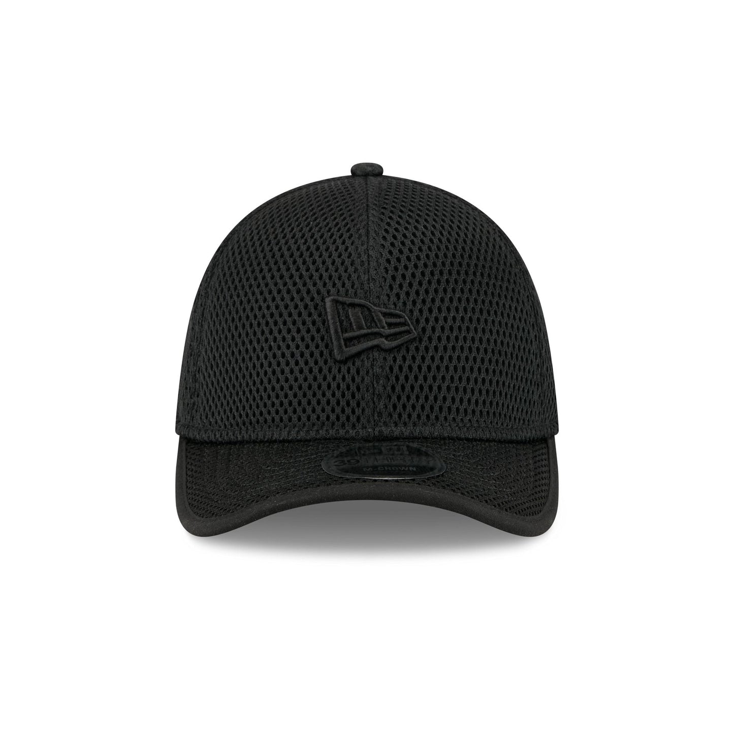 New Era Cap Black Mesh 39THIRTY M-Crown Stretch Fit Hat