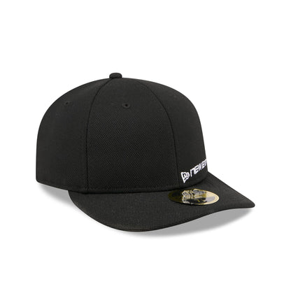 New Era Cap Black Cotton Low Profile 59FIFTY Fitted Hat