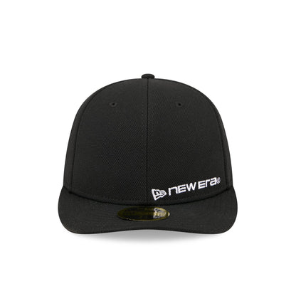 New Era Cap Black Cotton Low Profile 59FIFTY Fitted Hat