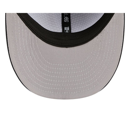 New Era Cap Black Cotton Low Profile 59FIFTY Fitted Hat