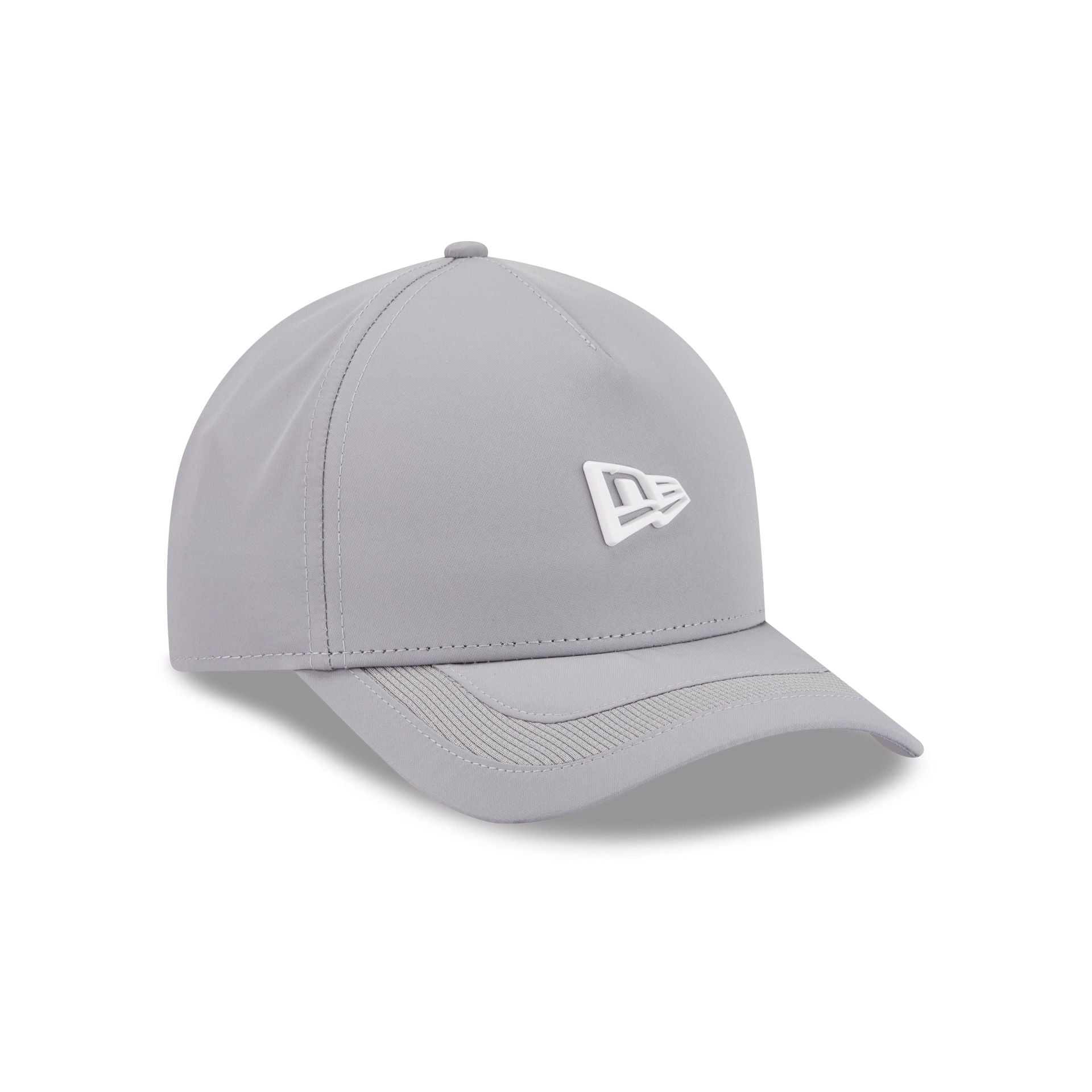 New Era Cap Gray Stitch Visor 9FORTY M-Crown A-Frame Snapback Hat