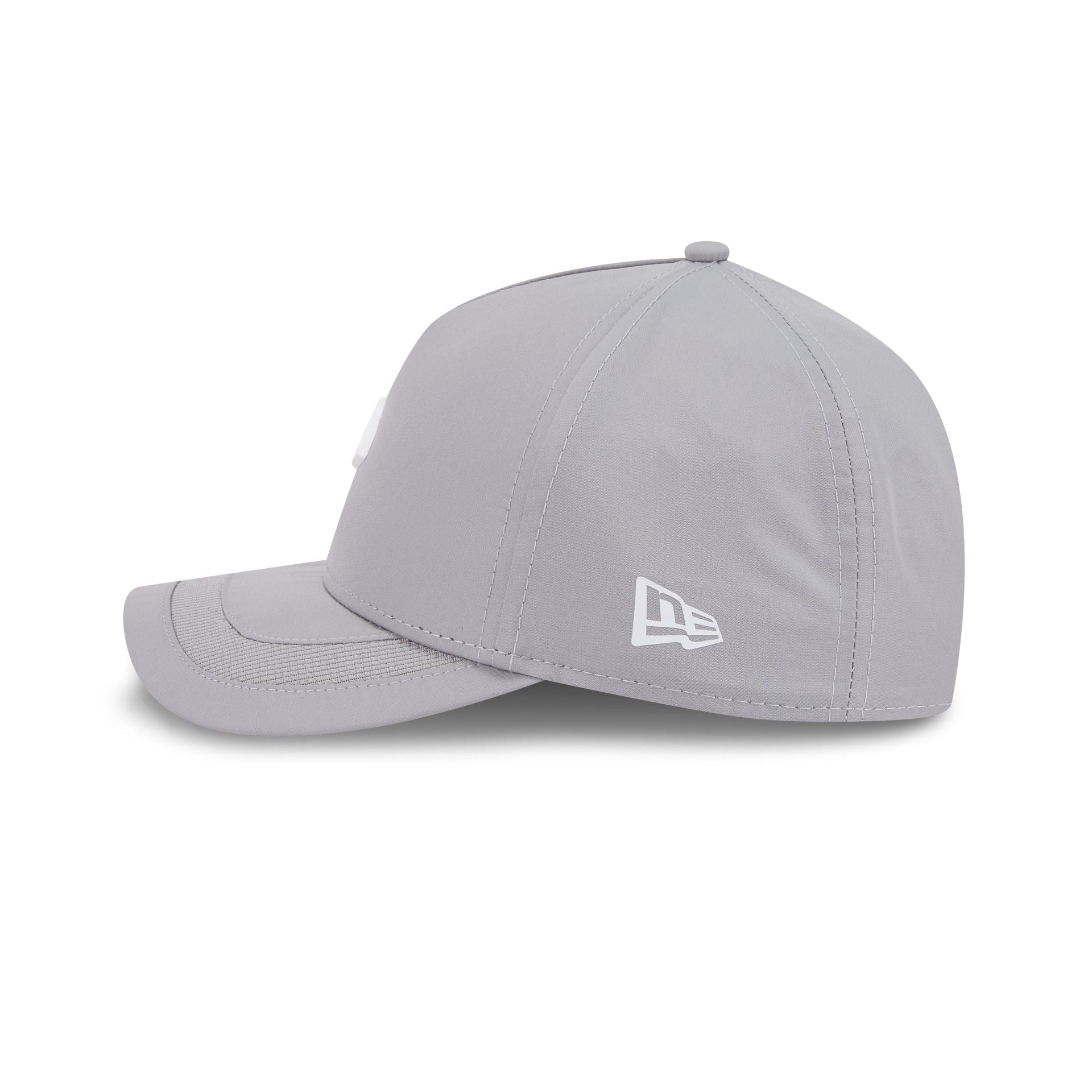 New Era Cap Gray Stitch Visor 9FORTY M-Crown A-Frame Snapback Hat