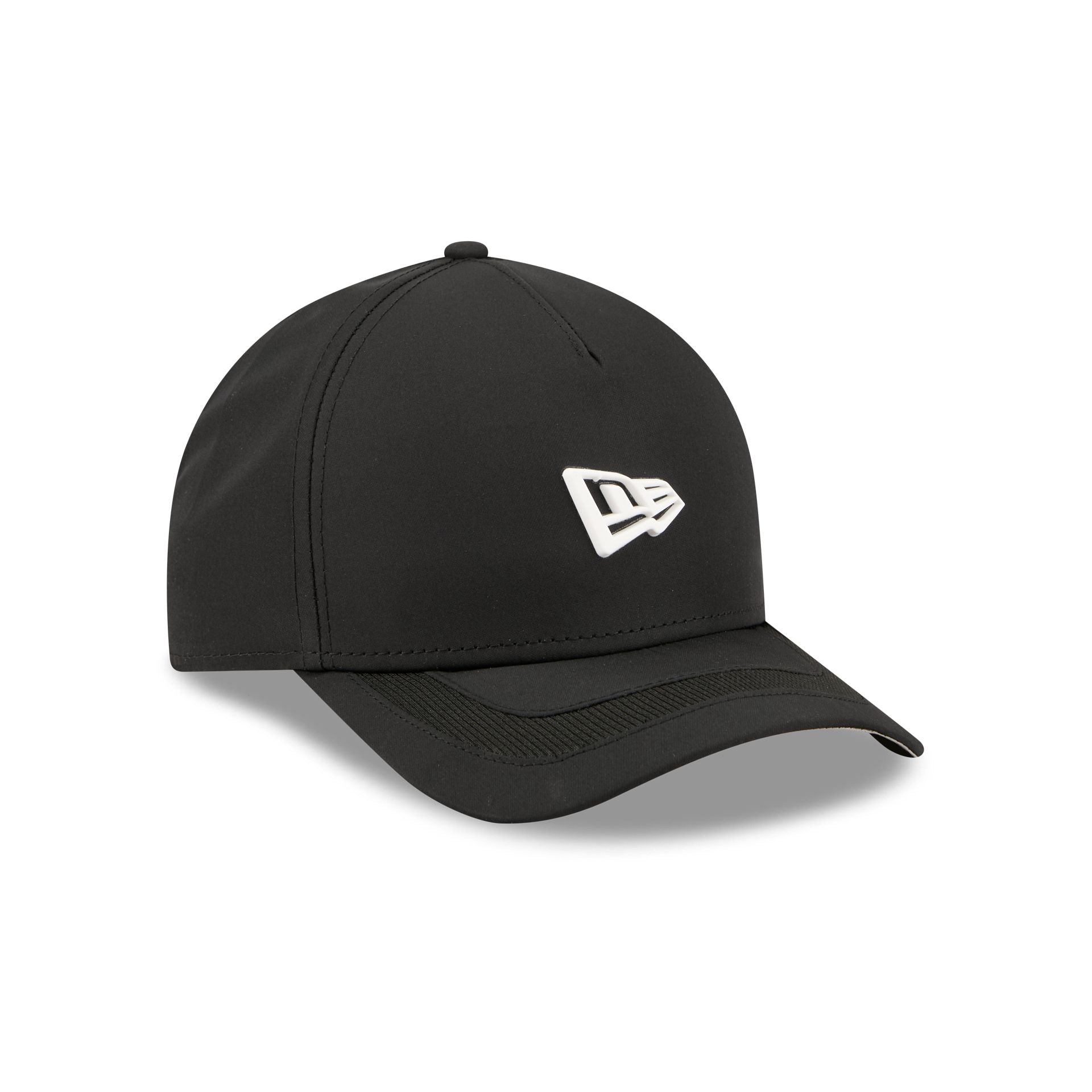 New Era Cap Black Stitch Visor 9FORTY M-Crown A-Frame Snapback Hat