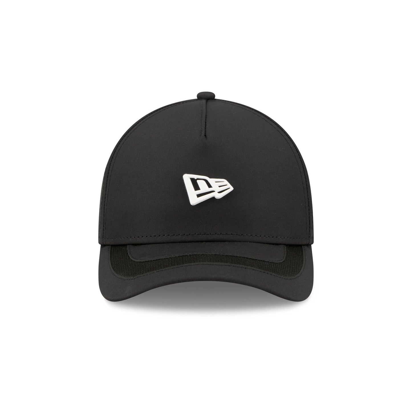 New Era Cap Black Stitch Visor 9FORTY M-Crown A-Frame Snapback Hat