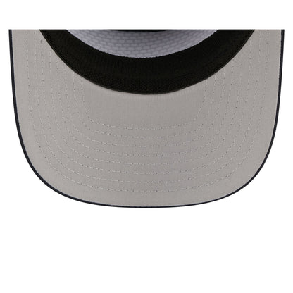 New Era Cap Navy Argyle Split Panel 9SEVENTY Stretch-Snap Hat