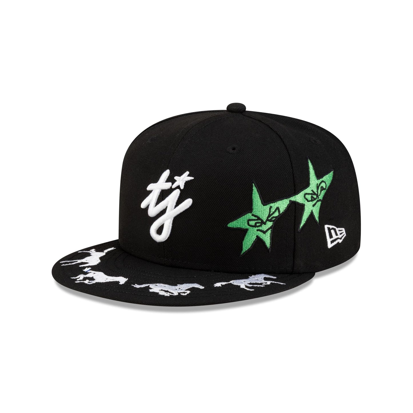 TwoJeys Embellished Black 59FIFTY Fitted Hat