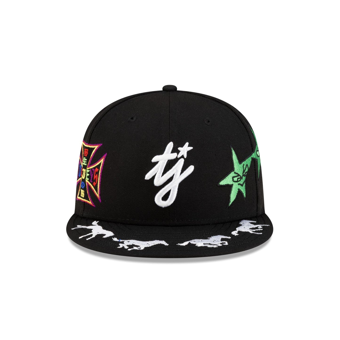 TwoJeys Embellished Black 59FIFTY Fitted Hat