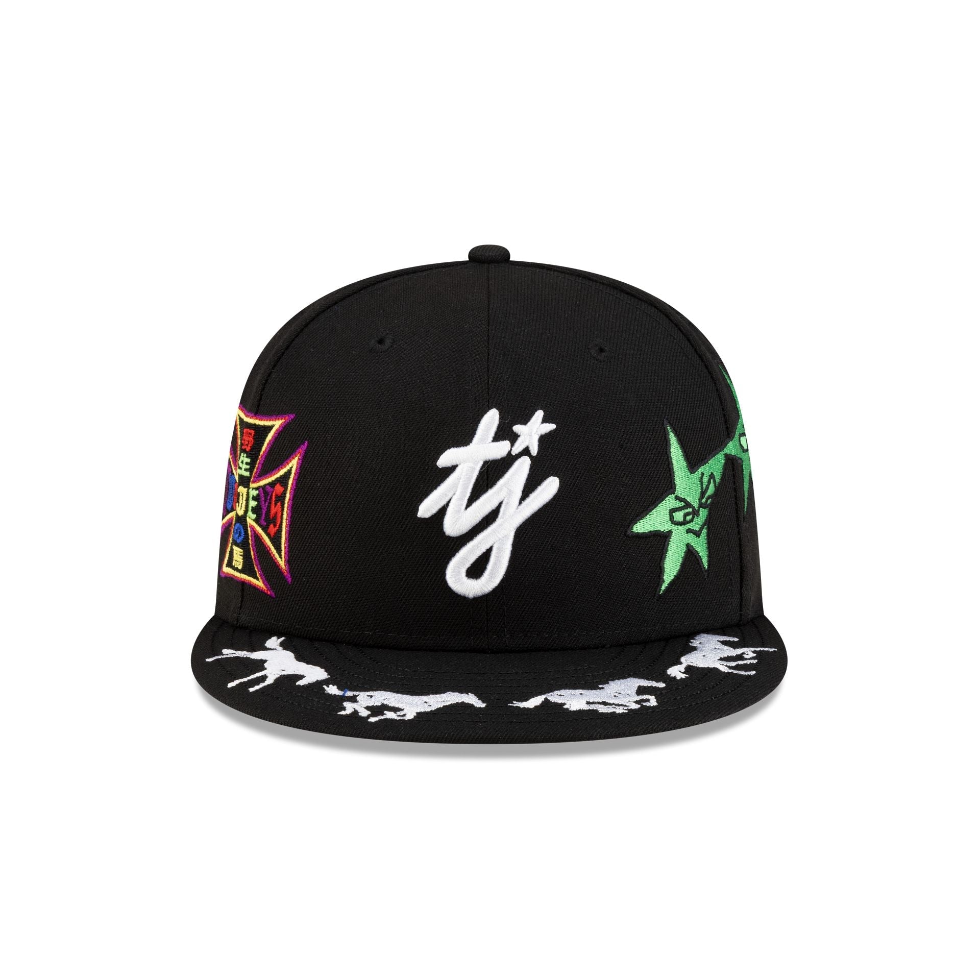 TwoJeys Embellished Black 59FIFTY Fitted Hat