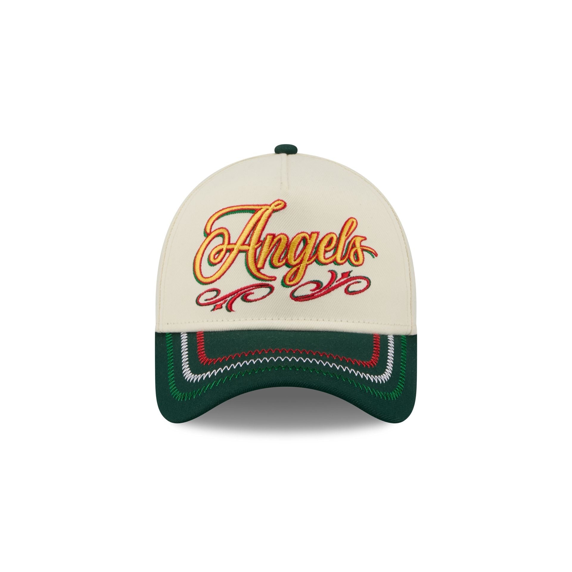 Los Angeles Angels Cinco de Mayo Chrome White 9FORTY A-Frame Snapback Hat