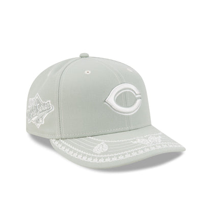 Cincinnati Reds Everest Green Stitched 59FIFTY Fitted Hat