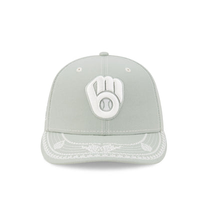 Milwaukee Brewers Everest Green Stitched 59FIFTY Fitted Hat