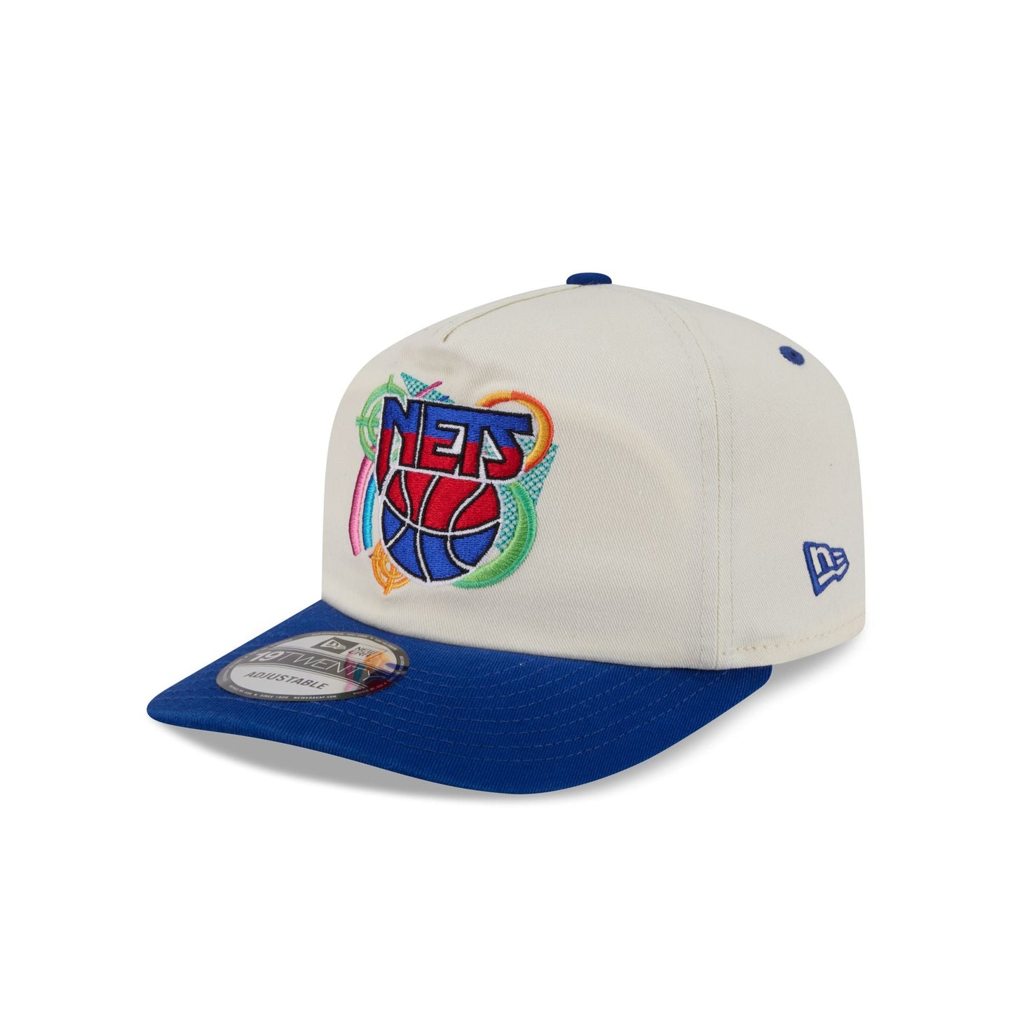 New Jersey Nets Hardwood Classics Retro Chrome 19TWENTY Adjustable Hat