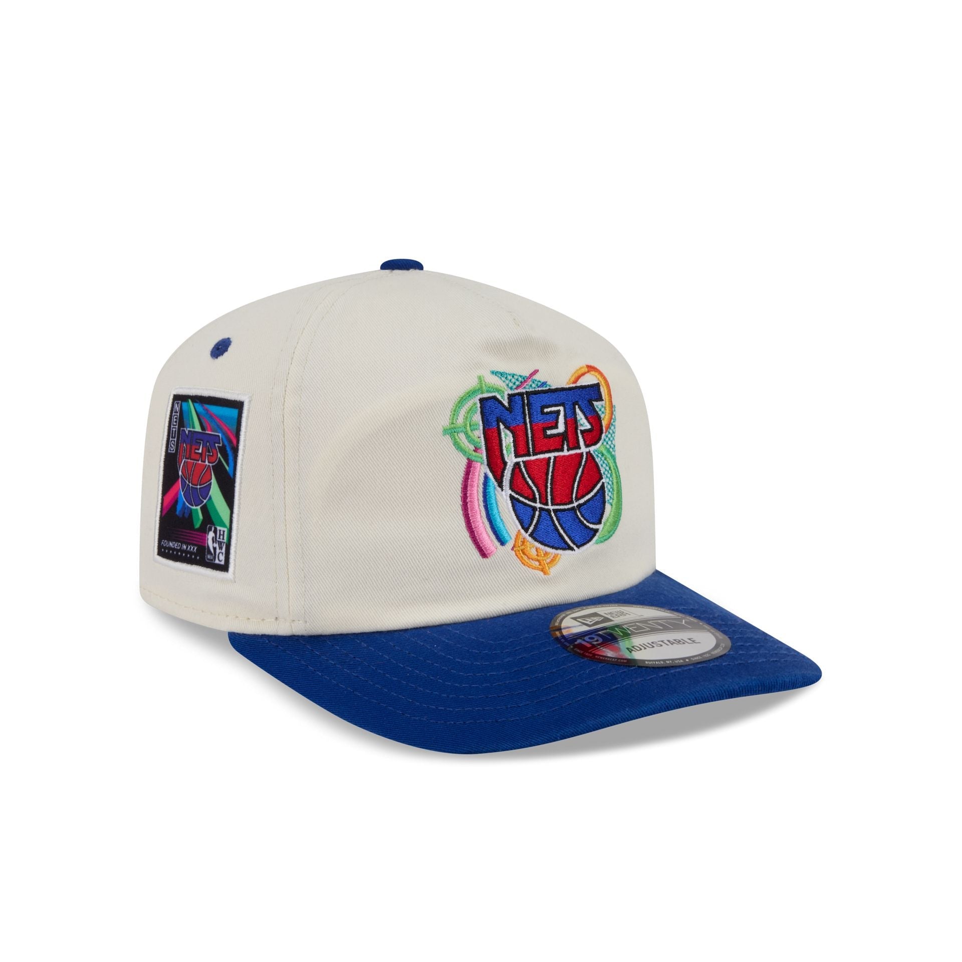 New Jersey Nets Hardwood Classics Retro Chrome 19TWENTY Adjustable Hat
