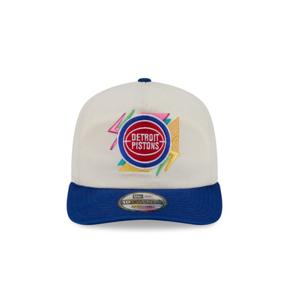 Detroit Pistons Hardwood Classics Retro Chrome 19TWENTY Adjustable Hat