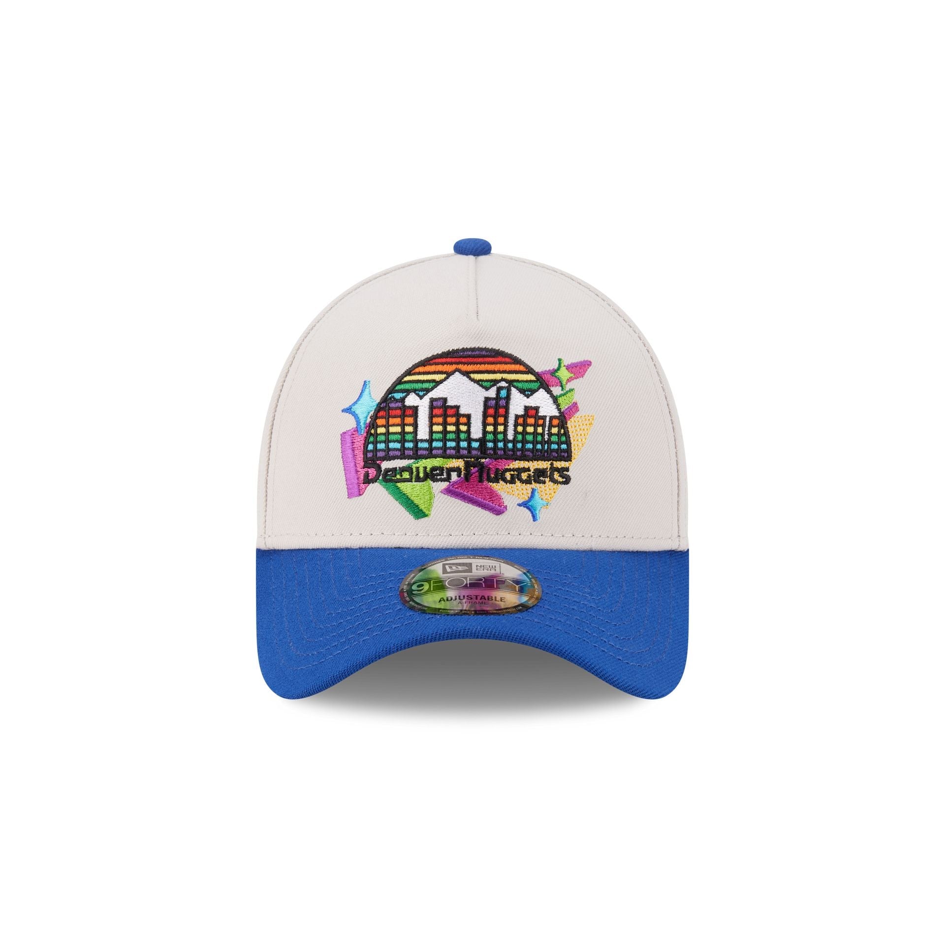 Denver Nuggets Hardwood Classics Retro Stone 9FORTY A-Frame Snapback Hat