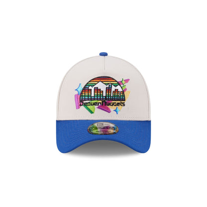 Denver Nuggets Hardwood Classics Retro Stone 9FORTY A-Frame Snapback Hat
