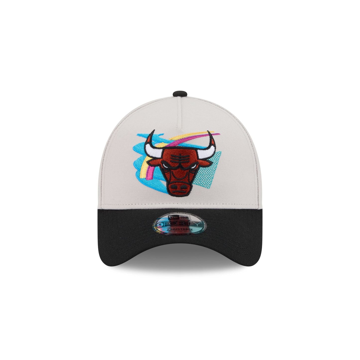Chicago Bulls Hardwood Classics Retro Stone 9FORTY A-Frame Snapback Hat