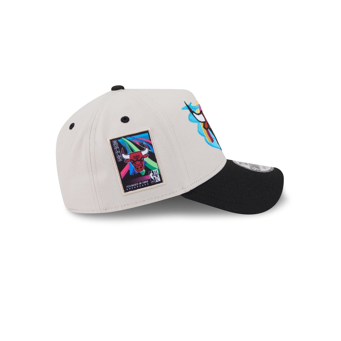 Chicago Bulls Hardwood Classics Retro Stone 9FORTY A-Frame Snapback Hat