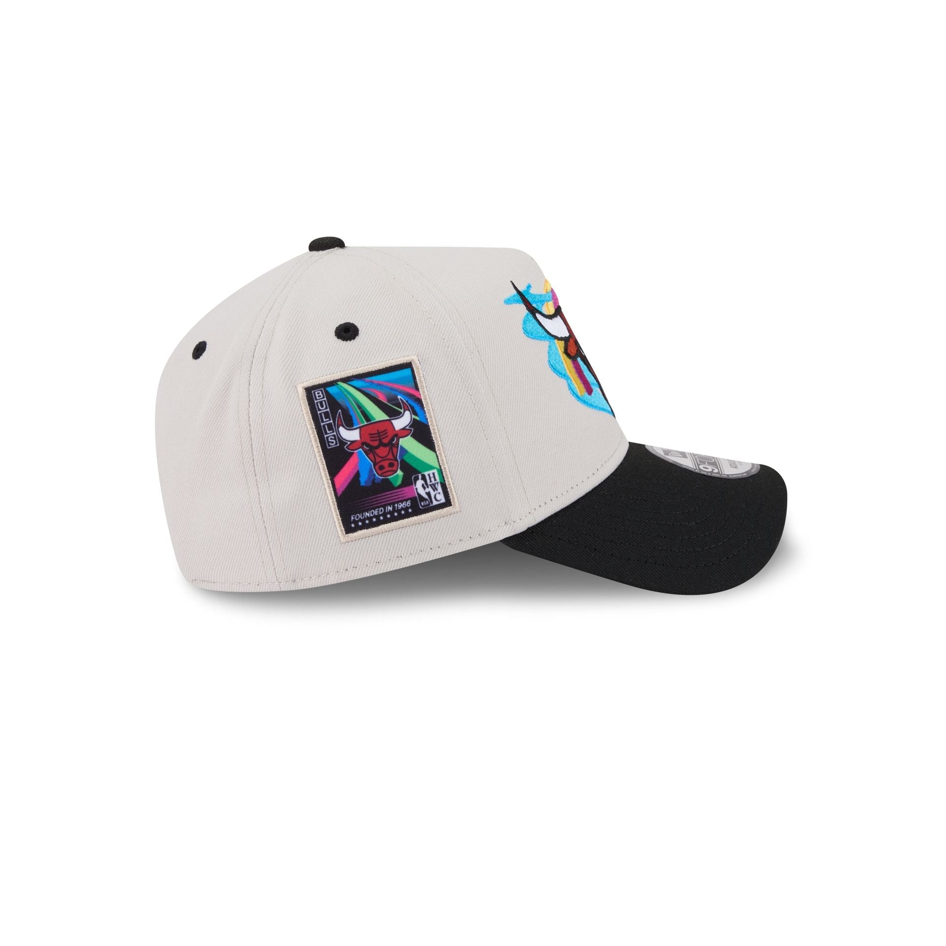 Chicago Bulls Hardwood Classics Retro Stone 9FORTY A-Frame Snapback Hat