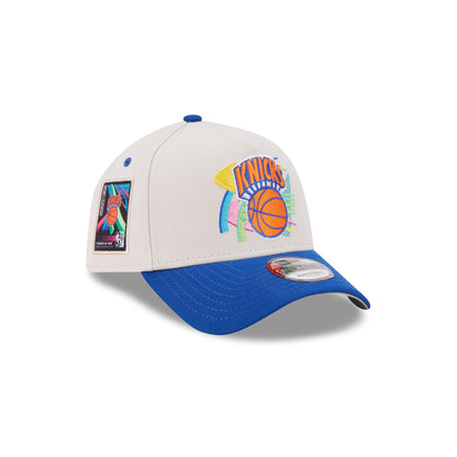New York Knicks Hardwood Classics Retro Stone 9FORTY A-Frame Snapback Hat