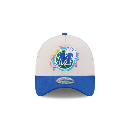 Dallas Mavericks Hardwood Classics Retro Stone 9FORTY A-Frame Snapback Hat