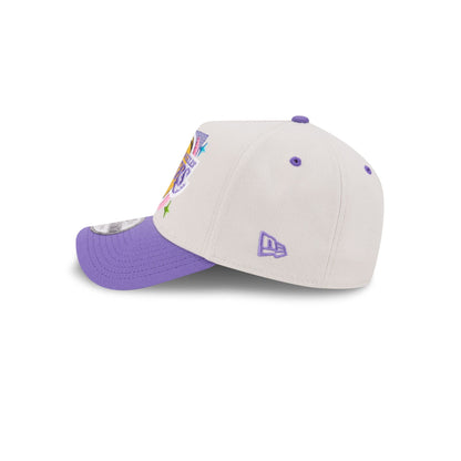 Los Angeles Lakers Hardwood Classics Retro Stone 9FORTY A-Frame Snapback Hat