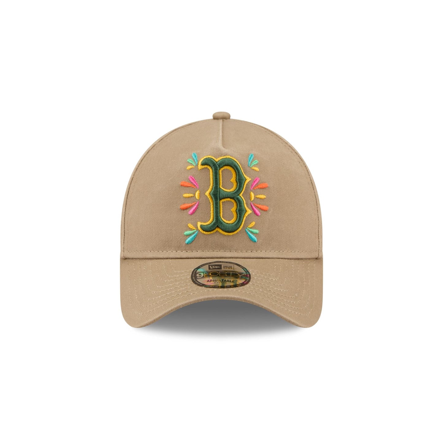 Boston Red Sox Vibrant Festivities 9FORTY A-Frame Snapback Hat