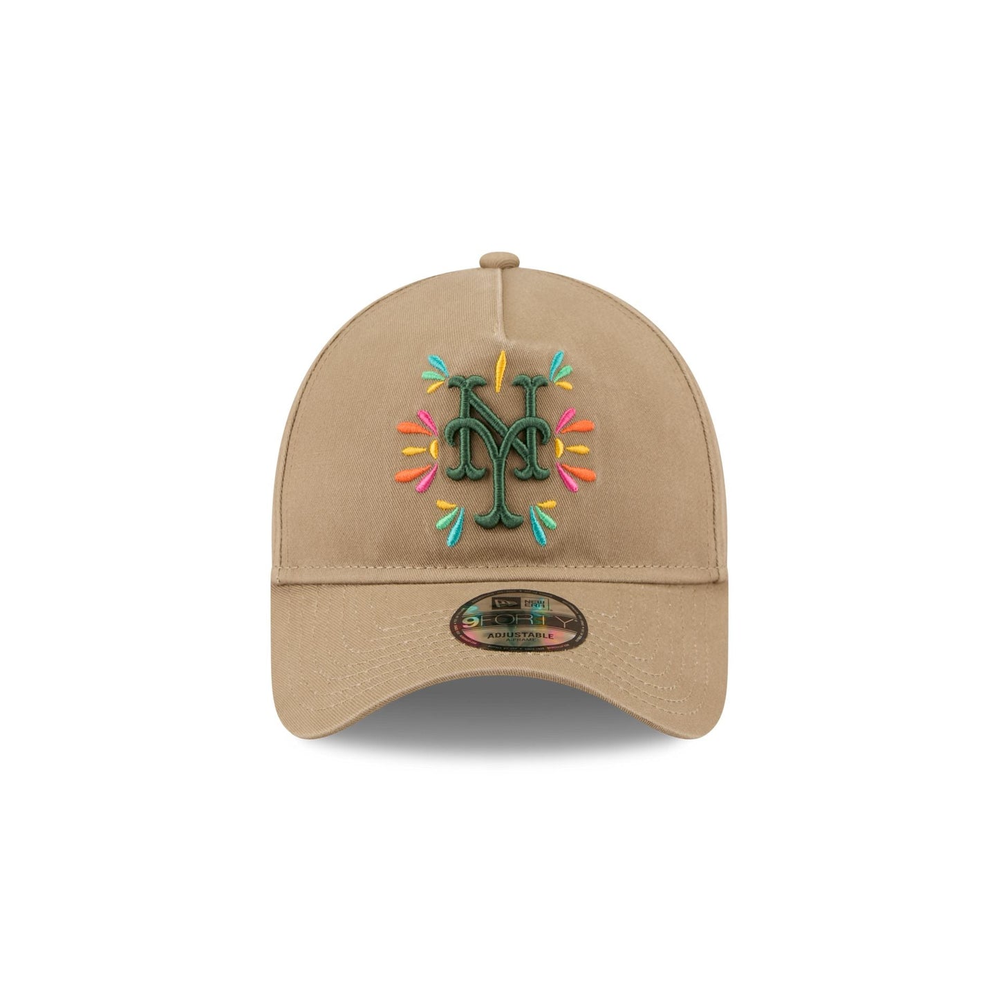 New York Mets Vibrant Festivities 9FORTY A-Frame Snapback Hat