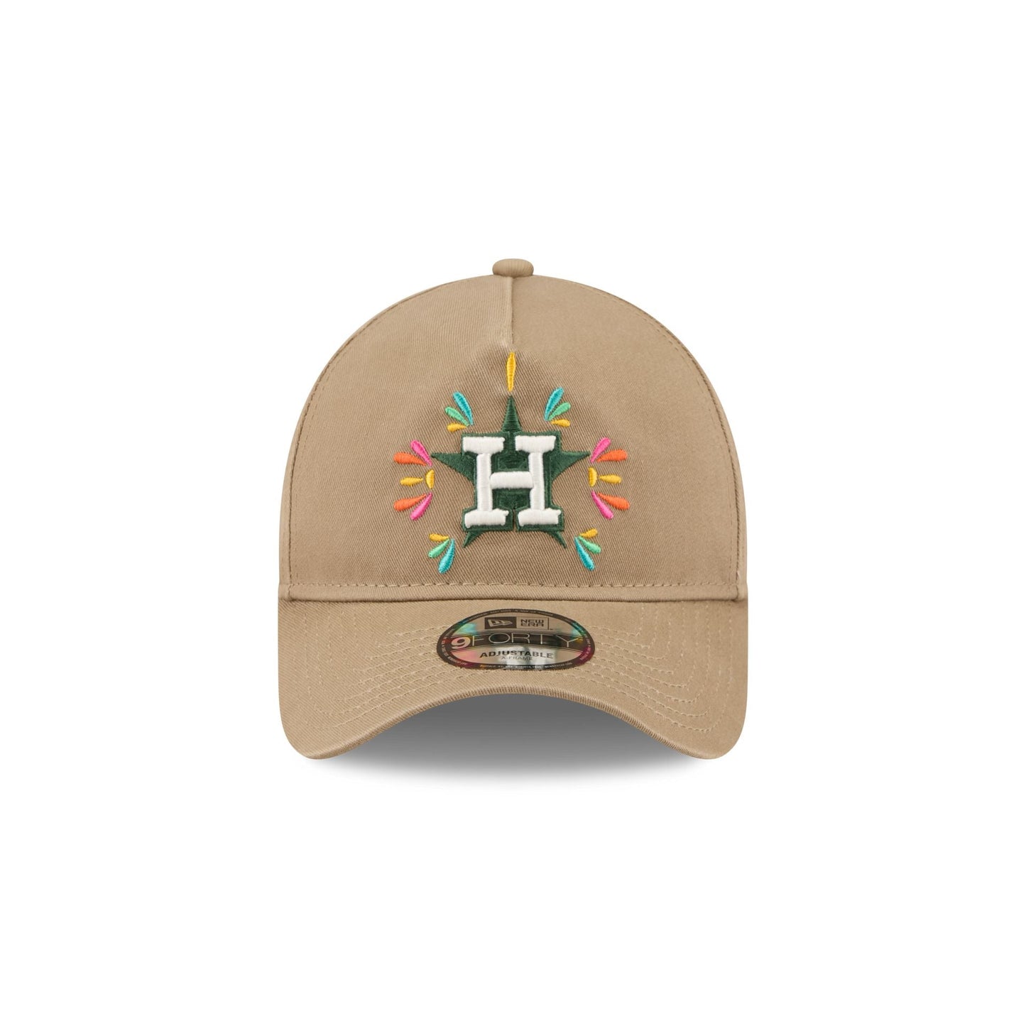 Houston Astros Vibrant Festivities 9FORTY A-Frame Snapback Hat