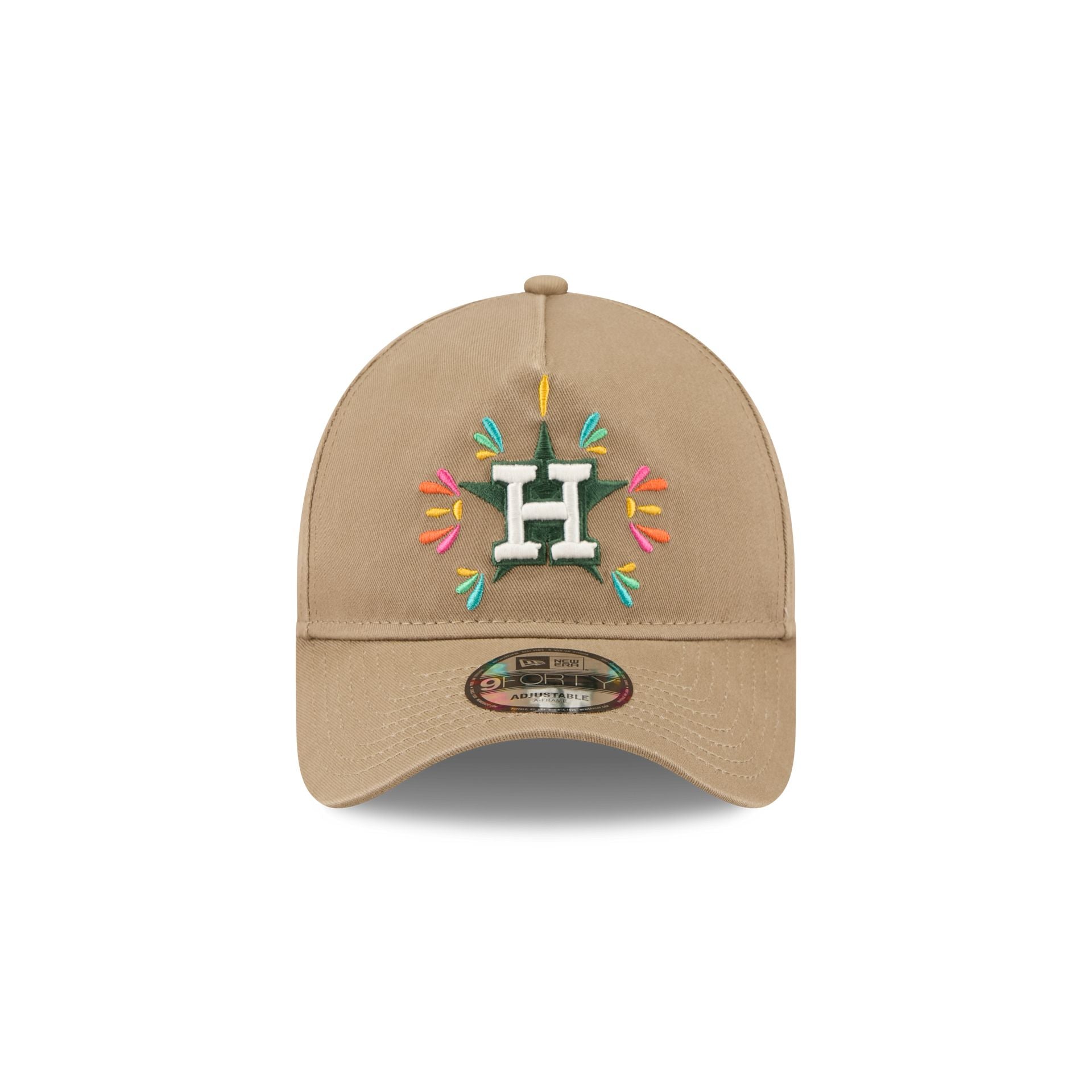 Houston Astros Vibrant Festivities 9FORTY A-Frame Snapback Hat
