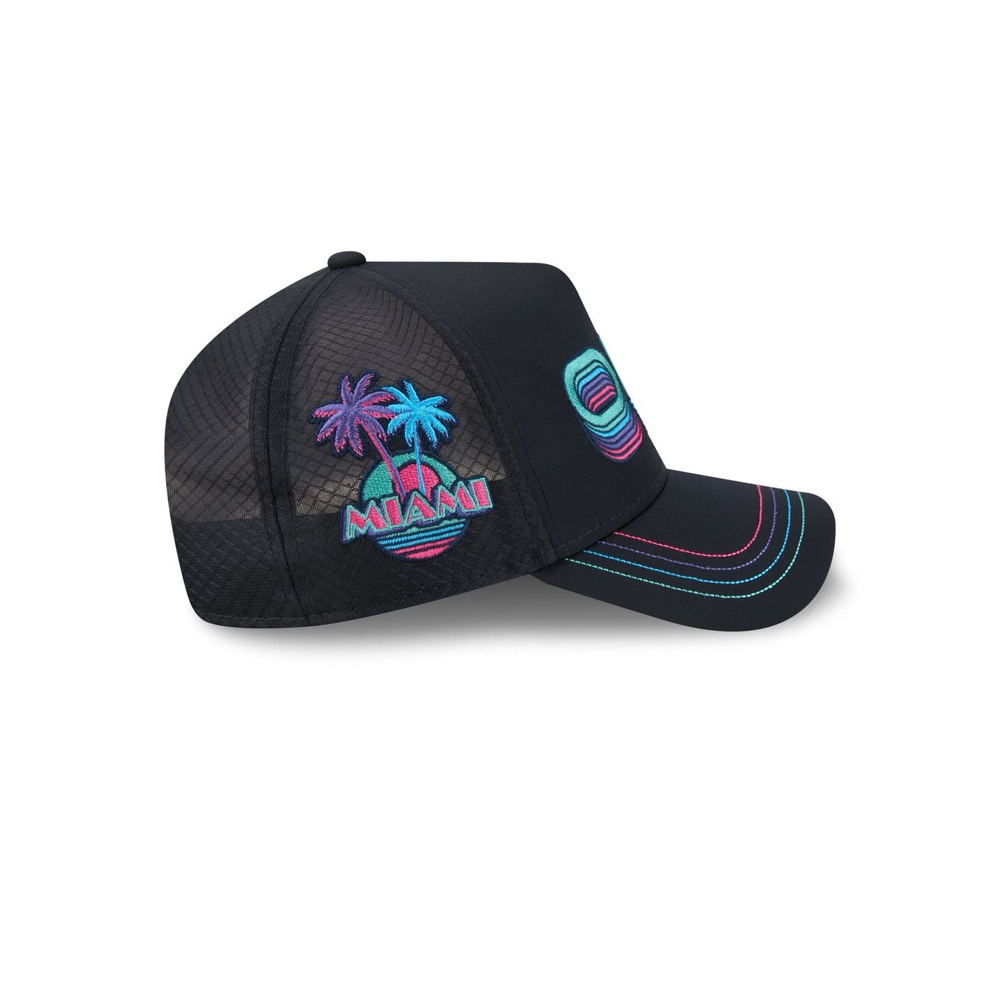 Oracle Red Bull Racing Miami 9FORTY A-Frame Trucker Hat