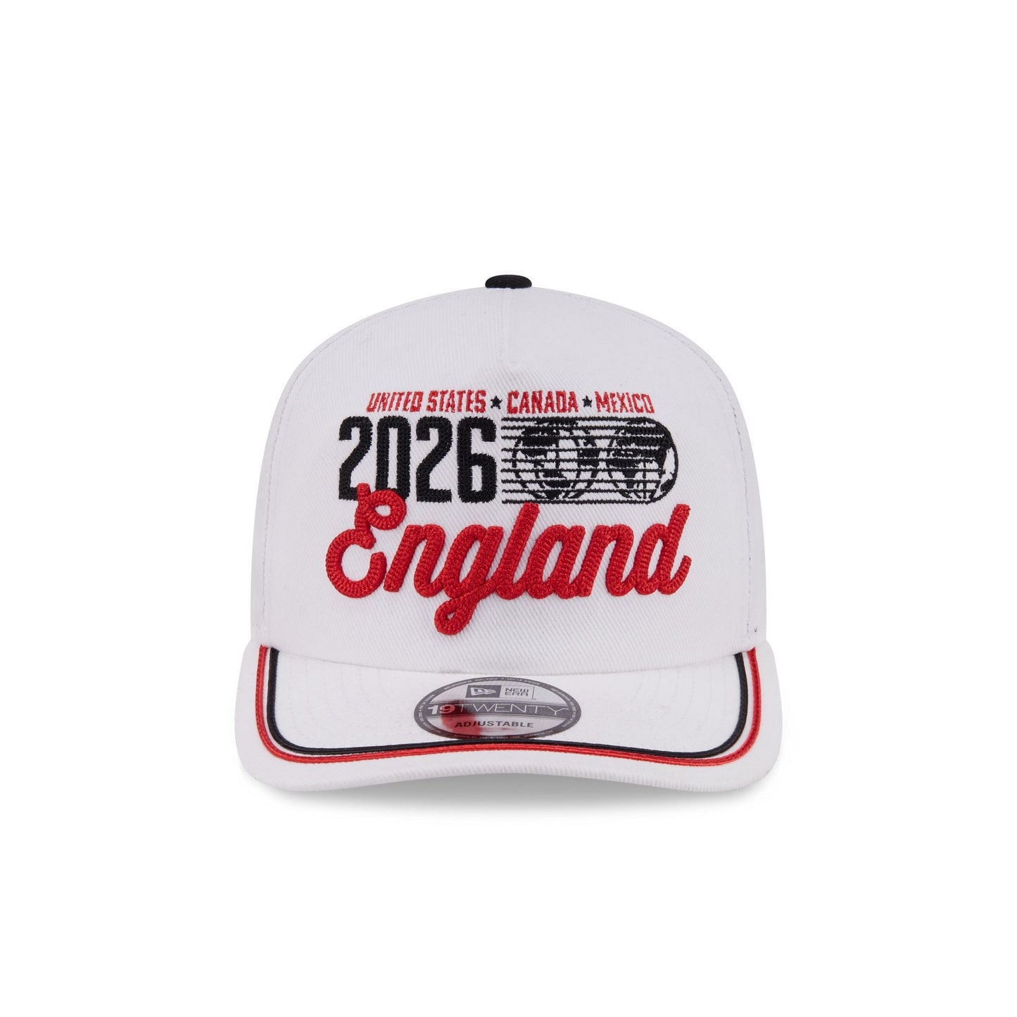New Era Cap 2026 England Soccer Textured Wordmark 19TWENTY Adjustable Hat