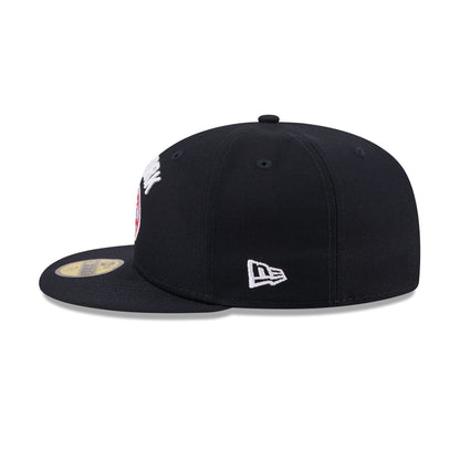 New York Yankees Circle Logo Seinfeld 59FIFTY Fitted Hat