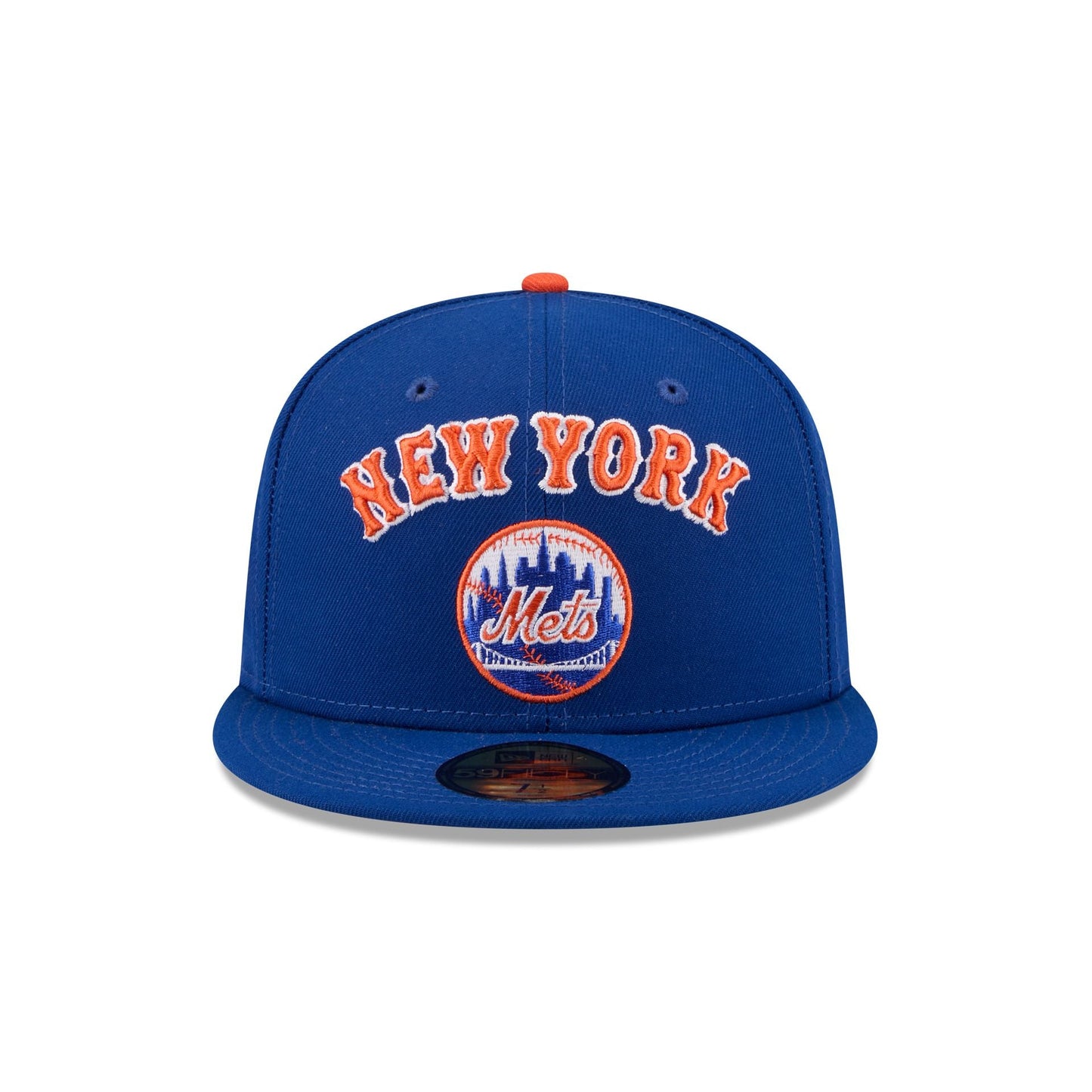 New York Mets Circle Logo Seinfeld 59FIFTY Fitted Hat