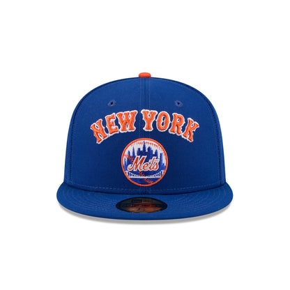 New York Mets Circle Logo Seinfeld 59FIFTY Fitted Hat