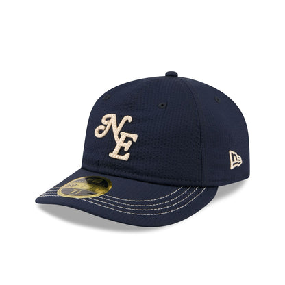 New Era Cap Navy Seersucker Retro Crown 59FIFTY Fitted Hat