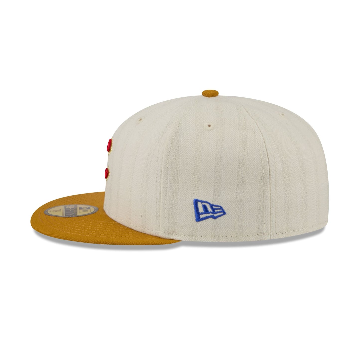Chicago Cubs Chrome Herringbone 59FIFTY Fitted Hat