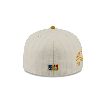 Chicago Cubs Chrome Herringbone 59FIFTY Fitted Hat