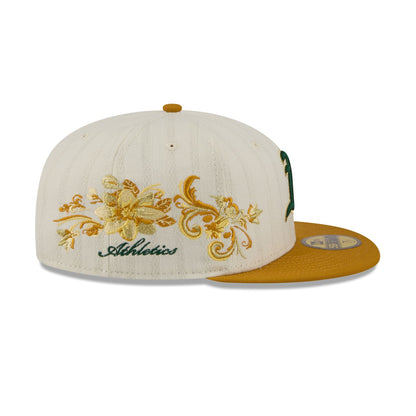 Athletics Chrome Herringbone 59FIFTY Fitted Hat