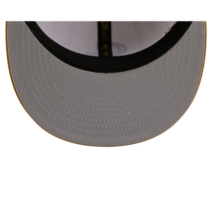 Colorado Rockies Chrome Herringbone 59FIFTY Fitted Hat