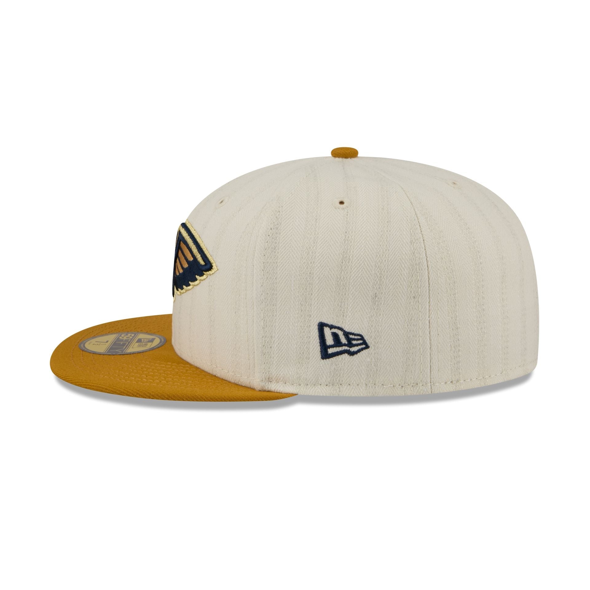 New Orleans Pelicans Chrome Herringbone 59FIFTY Fitted Hat
